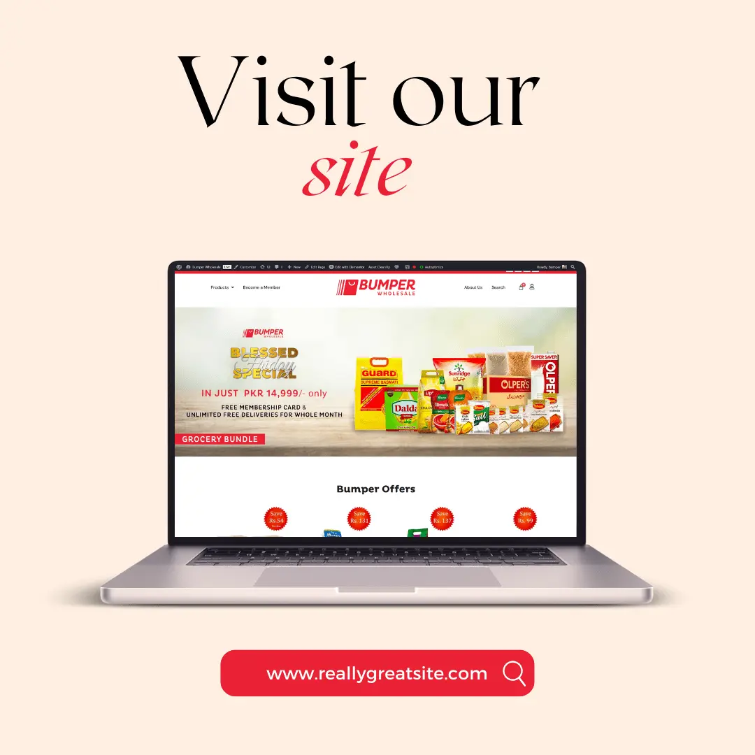 Bumper website shown on desktop and mobile, built with WordPress