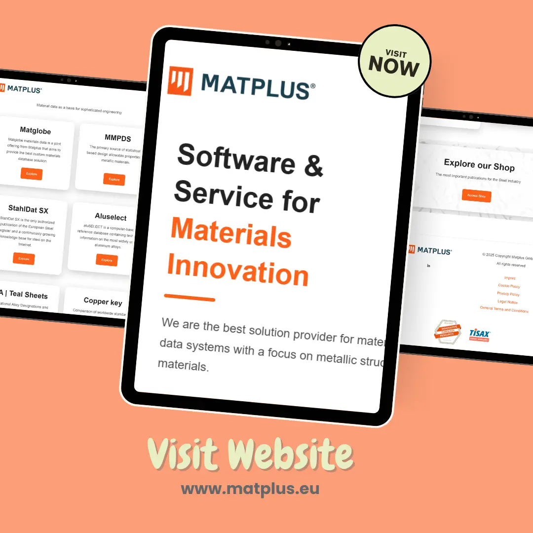Matplus website shown on desktop and mobile, built with Hugo